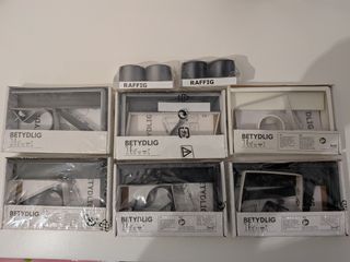 Colgadores cortina IKEA 6xBETYDLIG, 2xraffig