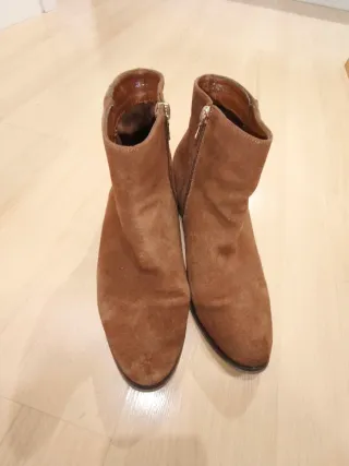 Botines Serraje Marrón Talla 41