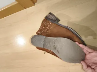 Botines Serraje Marrón Talla 41