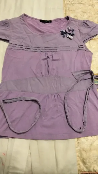 Camiseta morada mujer