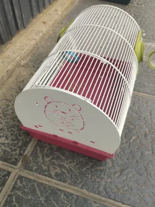 Jaula para hámster con túnel