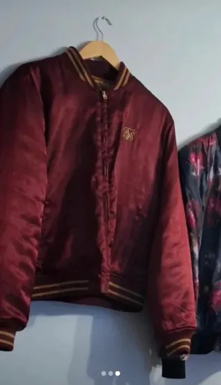 Chaqueta SikSilk Morada Bomber