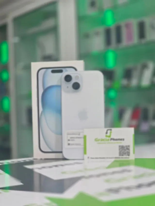 iPhone 15 128GB Azul Seminuevo 100%