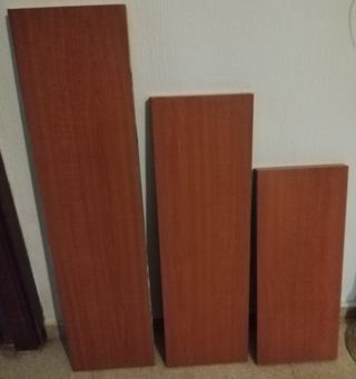 Baldas de madera (3 unidades)