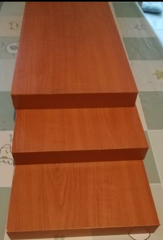 Baldas de madera (3 unidades)
