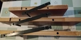 Baldas de madera (3 unidades)