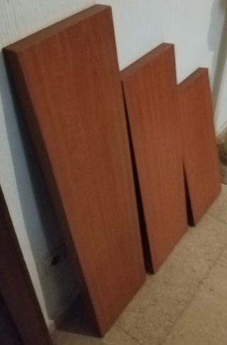 Baldas de madera (3 unidades)