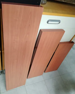 Baldas de madera (3 unidades)