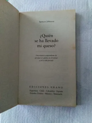 ¿Quién se ha llevado mi queso?: cómo adaptarse ...