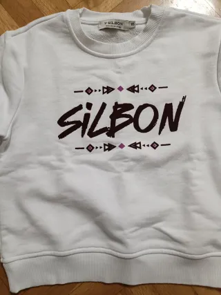 Sudadera SILBON Blanca Talla XS