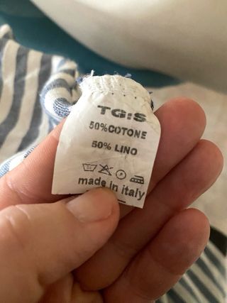 Mono Riviera Chic Lino Algodón Rayas