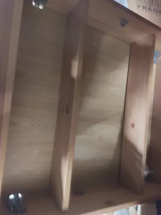 Mueble/armario de baño con espejo de madera