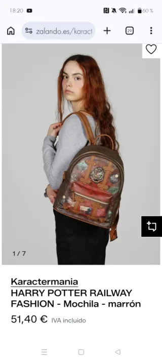 Mochila Harry Potter Railway Karactermania