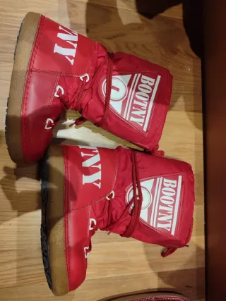 Botas de nieve rojas para niño/niña