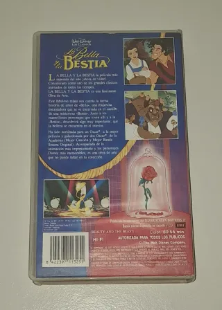 La Bella y La Bestia VHS Disney Clásicos