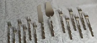 Set posate dessert La S. Marco placcato argento