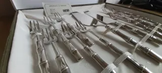 Set posate dessert La S. Marco placcato argento