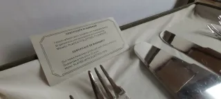 Set posate dessert La S. Marco placcato argento