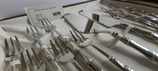 Set posate dessert La S. Marco placcato argento