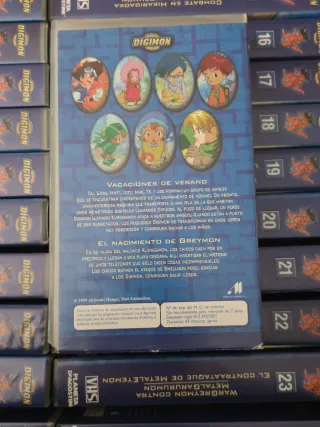 Colección VHS Digimon