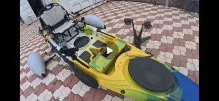 Kayak Alborán FX de pedales.  Pesquero