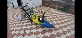 Kayak Alborán FX de pedales.  Pesquero