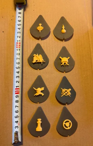 Insignias de solapa(8 Pepitos) PVC Especialidades