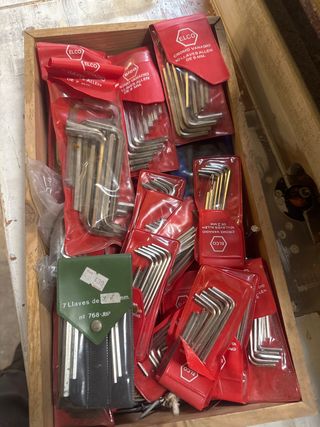 Surtido Llaves Allen Elco Cromado Vanadio