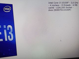 Procesador Intel Core i3-10110F LGA 1200