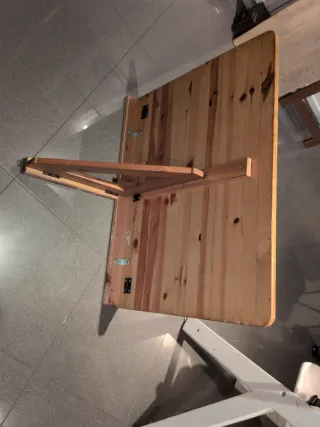 Mesa abatible de madera Ikea