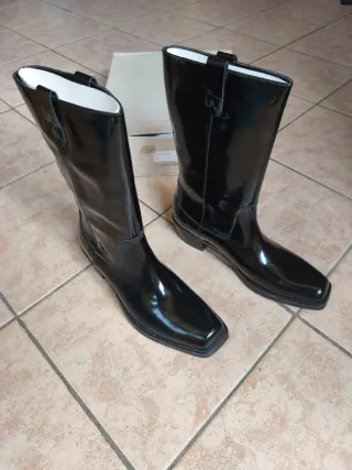 Stivali Calvin Klein Jeans n.43 neri lucidi