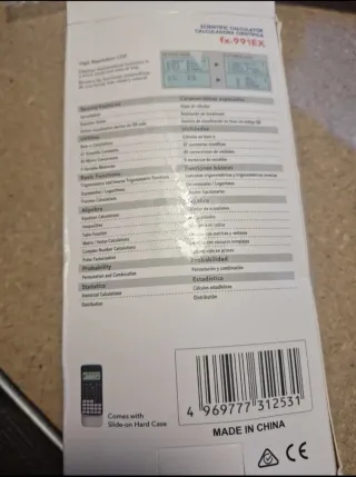 Calculadora Científica Fx-991EX