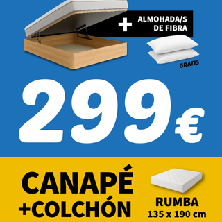 Canapé + Colchón Rumba 135x190