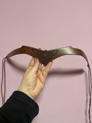 Disfraz Vikinga Accesorios Peluche Marrón