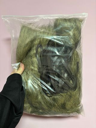 Disfraz Vikinga Accesorios Peluche Marrón