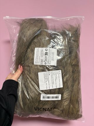 Disfraz Vikinga Accesorios Peluche Marrón