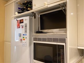 Cocina grande lacada marfil