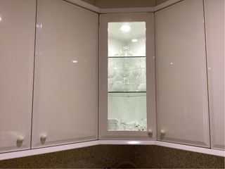 Cocina grande lacada marfil