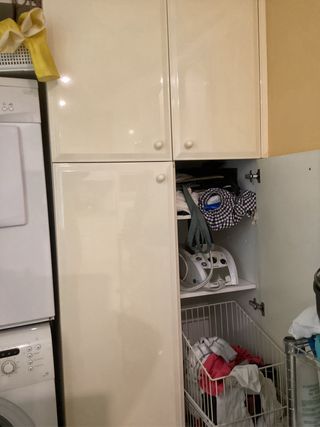 Cocina grande lacada marfil