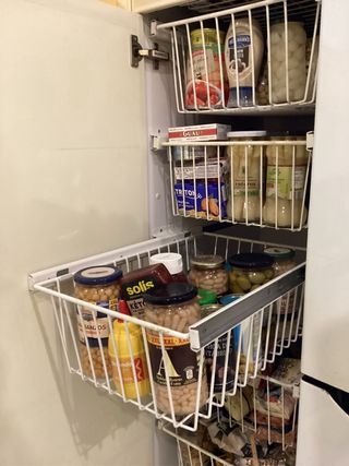 Cocina grande lacada marfil