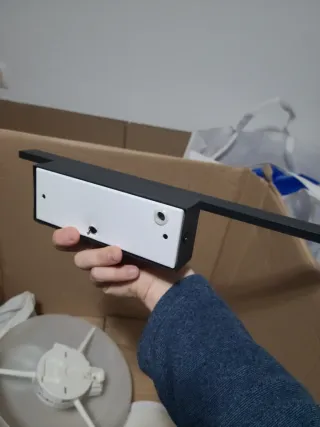 Aplique LED Menorca 1 luz negro