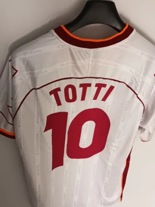 Camiseta futbol retro AS Roma. Talla L