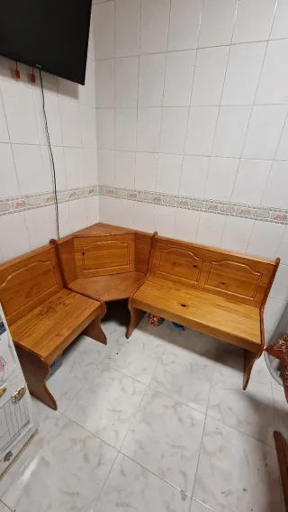 Rinconera de cocina de madera