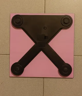 Báscula de baño cristal Diseño Floral