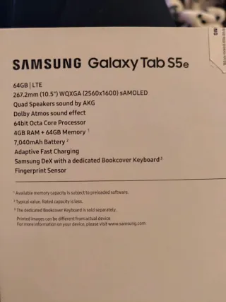 Samsung Galaxy Tab S5e