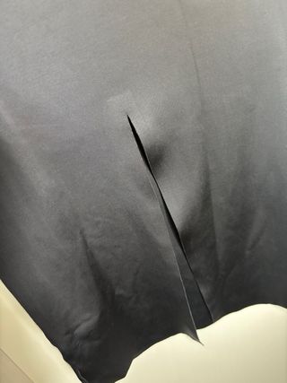 Vestido largo Zara encaje negro