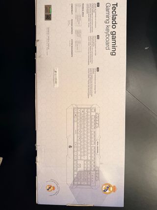 Teclado Gaming Real Madrid RGB