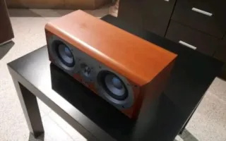 Infinity altavoz de gran calidad de madera