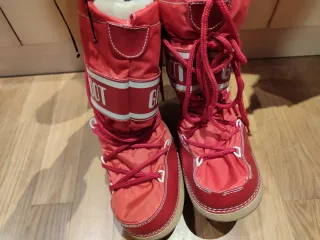 Botas de nieve rojas para niño/niña