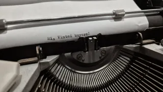 Olivetti Dora auténtica máquina de escribir